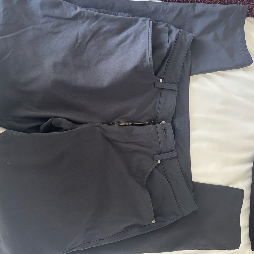 Dark Gray lululemon ABC slim fit 33x32